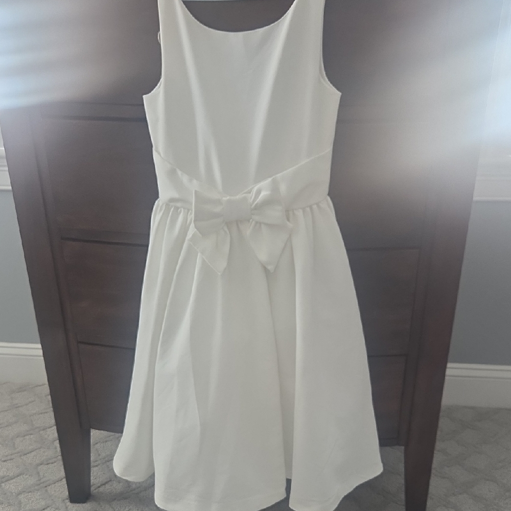 NWT Janie and Jack Classic White Dress with Bow
